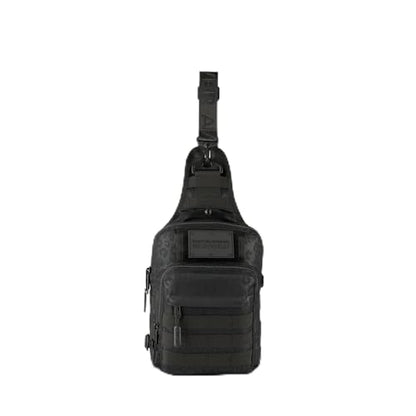 WOLFpak Tactical Sling Bag for Concealed Carry, EDC | Everday Crossbody Daypack - color: Black Leopard