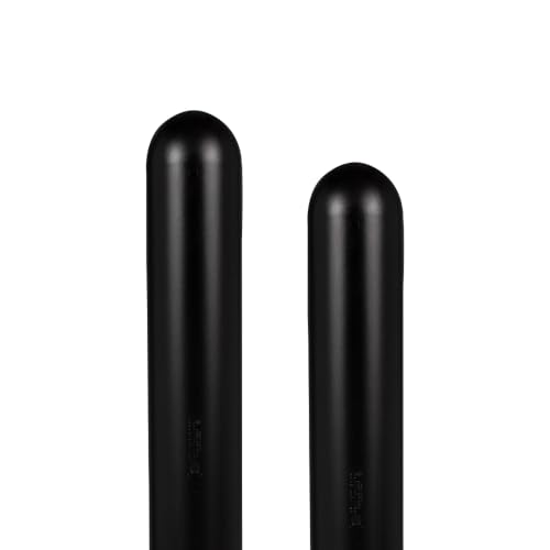 BollardGard 8" x 72" 2-Pack Round Top Bollard Cover- Innoplast (Black No Tape) - color: Black No Tape, size: 2-Pack