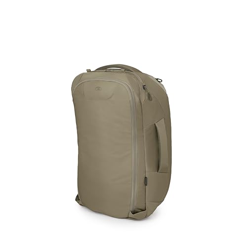 Osprey Farpoint 40L Men's Travel Backpack - Carry On Bag with Laptop Sleeve and Toiletry Pocket, Sawdust - color: Sawdust, style: 40l