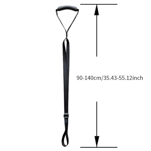 Colaxi Kayak Stand up Assist Strap Pulling Cord Towing Rope with Handle Dragging Accessories Pull Strap Canoe Drag Strap for Kayaker