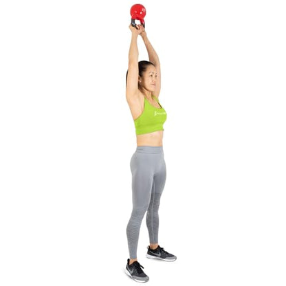 ProsourceFit Vinyl Coated Cast Iron Kettlebells for Full Body Fitness Workouts - size: 20.0 Pounds