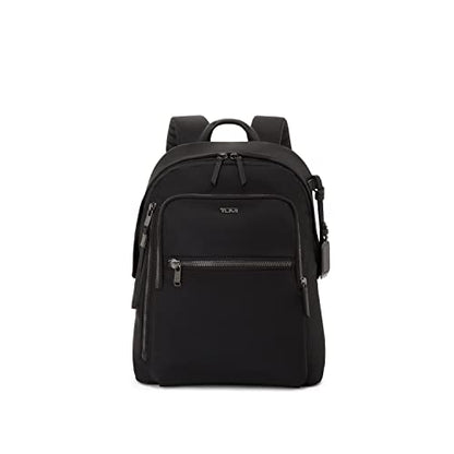 TUMI - Voyageur Halsey Backpack - Travel Backpack - For Business, Fashion, Commute - Holds Up to 14" Screens - Black & Gunmetal - color: Black & Gunmetal Hardware