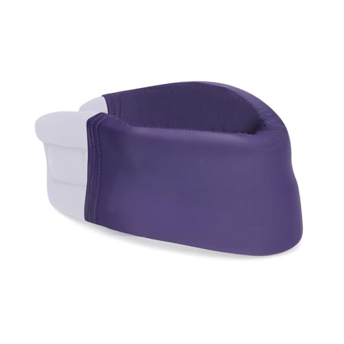 Velpeau Cover Sleeve for Neck Brace & Cervical Collar for Men & Women, Dust Cover, Comfortable Wearing While Sleeping, Working, Breathable Sweat-Absorbent, Quick Dry (Blue, Small) - size: Small (Pack of 1), style: Neck Brace Sleeve-Blue
