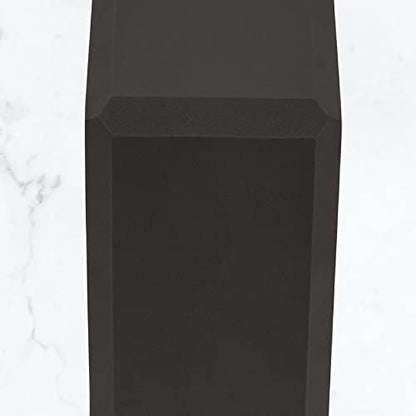 MYGA Yoga Block,Lightweight EVA Foam Yoga Brick,High Density Non-Slip Block for Yoga Poses, Pilates, Balance and Flexibility - color: Black