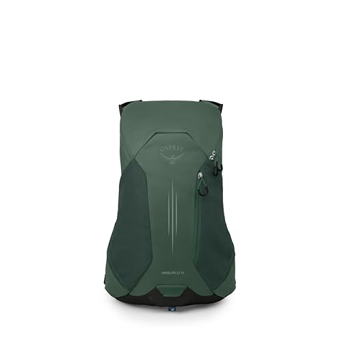 Osprey Hikelite LT 16L Hiking Backpack - Lightweight Travel Daypack with Rain Cover for Men and Women, Tundra Green - color: Tundra Green, style: 16l
