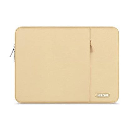 MOSISO Laptop Case 13 inch, Laptop Sleeve Compatible with MacBook Neo/Air/Pro 13 inch with A18/M5/M4/M3/M2/M1 Chip 2026-2016, Polyester Vertical Computer Sleeve Bag with Pocket, Camel - color: Camel, size: 13 inch