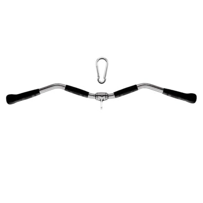 Yes4All Neutral Paddle Grip LAT Pull Down Bar, Range of Motion Spreader Handle Cable Attachments - color: Curl Pull Down Bar 30 Inches
