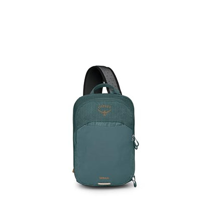 Osprey Nebula Shoulder Sling Bag - Crossbody Backpack with Laptop Sleeve and Bottle Pocket, Torrent Blue Heather - color: Torrent Blue Heather