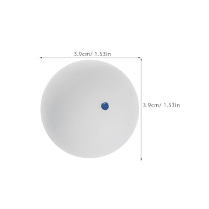 LIOOBO 2pcs Rubber Single Dot Squash Balls for Beginner Training, Hand Eye Coordination Reaction Trainer, Indoor Outdoor Use, Elastic Bounce Sports Equipment