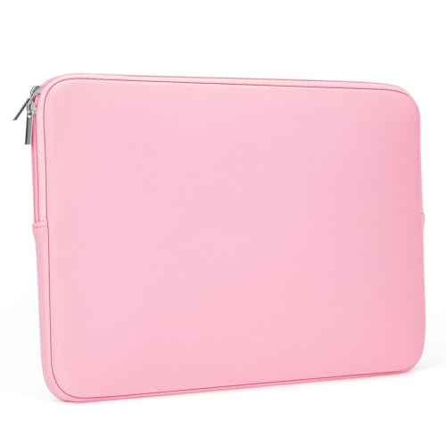 14 Inch Laptop Sleeve Protective Case Soft Cover Compatible with 14 Inch Acer ASUS HP Dell Chromebook Thinkpad Notebook, Pink - color: Pink, size: 14 inch