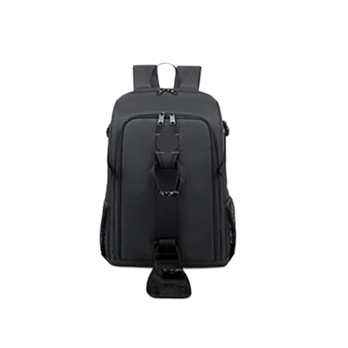 Big Capacity Photography Camera Waterproof Shoulders Backpack Video Tripod DSLR Bag Rain Cover(Grey) - color: Grey