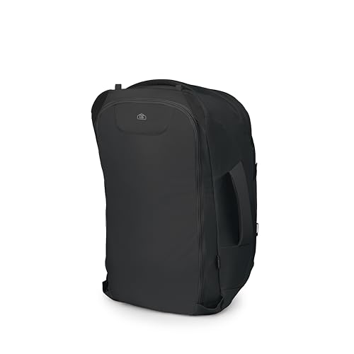 Osprey Fairview 55L Women's Travel Backpack - Carry On Bag with Personal Item Sized Detachable Daypack, Black, Extended Fit - color: Black, style: 55l - Extended Fit