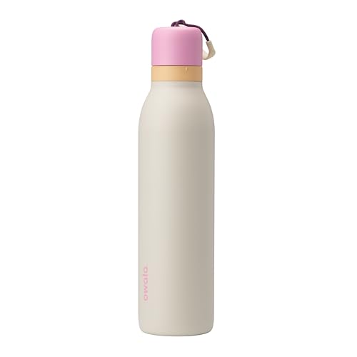 Owala FreeSip Twist Insulated Stainless Steel Water Bottle with Straw for Sports and Travel, BPA-Free, 24-oz, Daybreak - color: Daybreak, size: 24 Ounces
