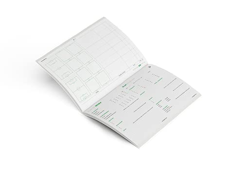 Soccer Training Notepad by MVMT Sports, 50 Page 8.27 x 11.69 inch Tactical Practice Planner for Soccer Coaches. Plan and Review Quickly and Easily. Write Targets, attendance, Drills and More.