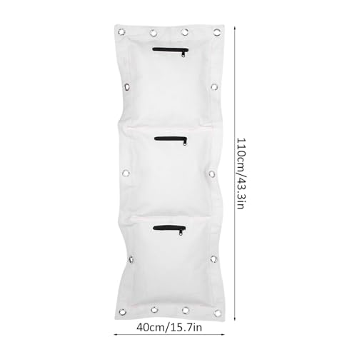 Sandbag, Wing Chun Wall Canvas Punch Empty Sandbag Target with Zipper for Boxing Muay Thai - size: 3 Bottles Per Shelf