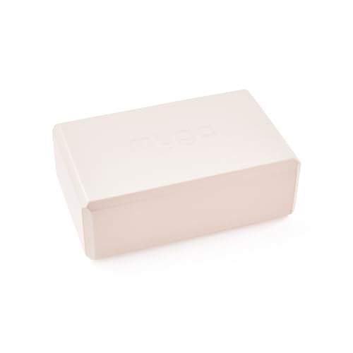 MYGA Yoga Block,Lightweight EVA Foam Yoga Brick,High Density Non-Slip Block for Yoga Poses, Pilates, Balance and Flexibility - color: Blush