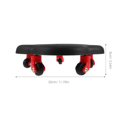 VICASKY Ab Roller Wheel for Core Exercise and Abdominal Workout, Five-wheel Flower Sliding Disc, Black Fitness Sliding Discs for Home Gym Strength Training