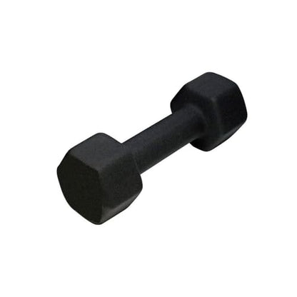 Neoprene Dumbbell, Single Weight for Strength Training, Muscle Toning, and Rehab, Non-Slip Grip & Anti-Roll Design - style: 10 LB