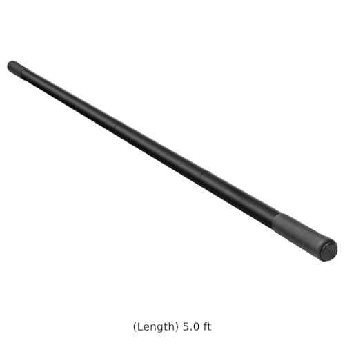 Yoga Stick, 5 ft Adjustable Aluminum Stretching Bar with Comfortable Foam Handles, Portable Fitness Pole for Body Shaping, Flexibility, Mobility, Balance Training, and Body Recovery