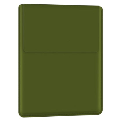 BVYA 13.3-14" Sleeve, PU Leather Laptop Case Compatible with New MacBook Air 13.6/Pro/Max M2/M1 A2779 A2442 14, 13.5 Surface 5/4/3/2/1, Compatible with Laptop 2022 Pro 14 inch - color: GREEN, size: For 13.3-14 inches