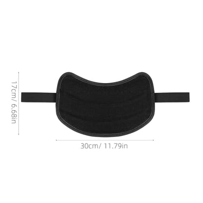 PATKAW 1 Pc Shoulder Pad for Bag Strap Heavy Duty Canvas Felt Cushion Ergonomic Protective Carrying Accessory for Construction Site Warehouses Garden Wood Steel Pipe Load Support Black