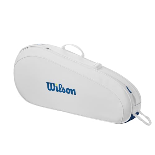 WILSON US Open Team Tennis Racket Bag White/Blue - size: Holds up to 3 Rackets