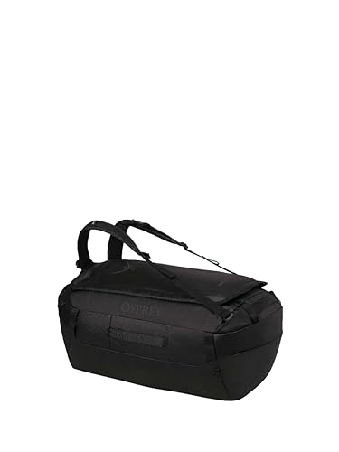 Osprey Transporter Lightweight Travel Duffel Bag - Extra Large Water Resistant Durable Gear Bag for Men and Women - color: Raven Black, style: 65l
