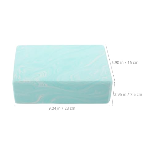 High Density Non-slip Yoga Brick Eva Foam Block for Balance Training and Stretching, Lightweight Pilates Exercise Accessory for Men and Women, Camouflage Green