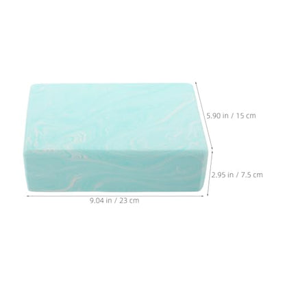 High Density Non-slip Yoga Brick Eva Foam Block for Balance Training and Stretching, Lightweight Pilates Exercise Accessory for Men and Women, Camouflage Green