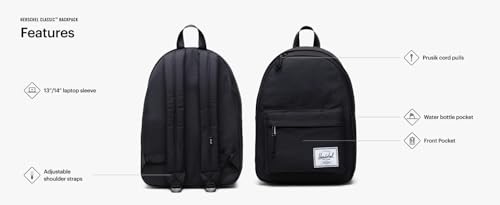 Herschel Supply Co. Classic Backpack, Ash Rose, Mod - 20L - color: Ash Rose, size: Mod - 20L