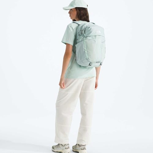 The North Face Women's Surge Commuter Laptop Backpack - Everyday Travel Bag, Laptop Sleeve, Water-Repellent, Opal Frost, One Size - color: Opal Frost