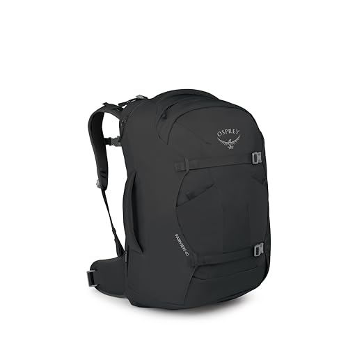 Osprey Fairview 40L Women's Travel Backpack - Carry On Bag with Laptop Sleeve and Toiletry Pocket, Black - color: Black, style: 40l