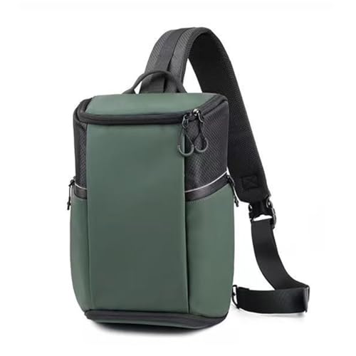 DSLR Camera Bag Waterproof Camera Sling Backpack with Rain Cover, Camera Backpacks for Photographers Hiking (Green) - color: Green