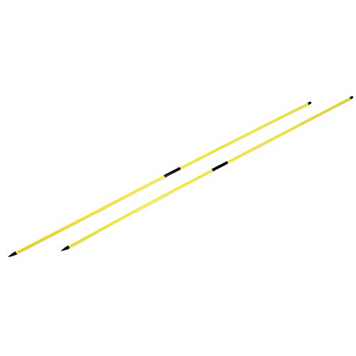 RiToEasysports Swing Trainer Epoxy Fiberglass Direction Indicator Stick 48.23in Foldable Practice Stick for Putting Swing Alignment Training for Beginners and Coaches