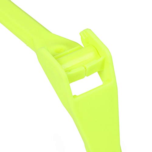 RiToEasysports Soccer Training Hurdles, Portable Adjustable Agility Hurdles Lightweight 2 Pack Yellow Cones for Athletes, Coaches, Home Workouts, Field Training Drills