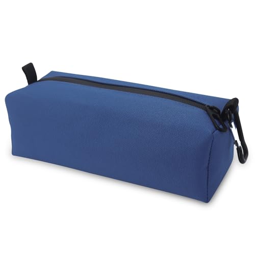 Small Toiletry Bag for Men, Travel Bag Waterproof and Foldable for Storage Mini Toiletry Bag Equipped With Carabiner for Easy Portability (dusty blue) - color: dusty blue