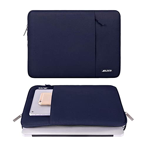 MOSISO Laptop Case 13 inch, Laptop Sleeve Compatible with MacBook Neo/Air/Pro 13 inch with A18/M5/M4/M3/M2/M1 Chip 2026-2016, Polyester Vertical Computer Sleeve Bag with Pocket, Navy Blue - color: Navy Blue, size: 13 inch