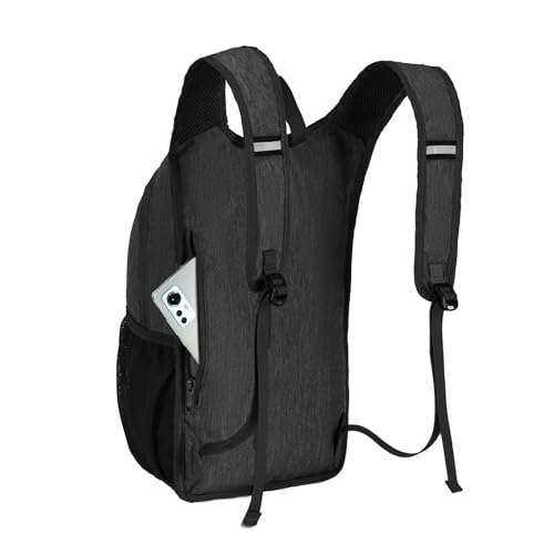 SKYSPER 10L Hiking Backpack, Foldable & Packable Lightweight Daypack for Travel, Collapsible Small Compact Hiking Backpack for Women & Men, Black - color: Black