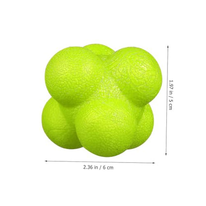 balacoo 6pcs Colorful Reaction Balls Hexagonal Motor Response Training Balls Reflex Training Toys Fitness Equipment Goalkeeper