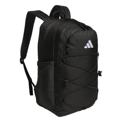 adidas Amplifier Backpack for Laptop, School and Gym, 28L, Black/White/Bungie, OSFA - color: Black/White/Bungie