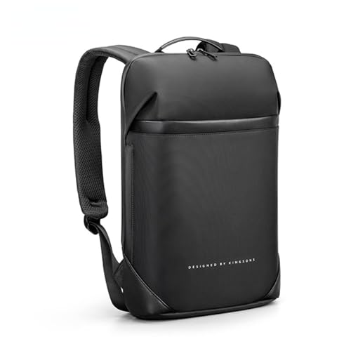 Kingsons 15.6 Inch Laptop Backpack Business for Men/Women,Travel Anti-Theft Slim Backpack with USB Charging Port and RFID Pocket Lightweight School Computer Bookbag Large Capacity Water Resistant - color: Ks3210w