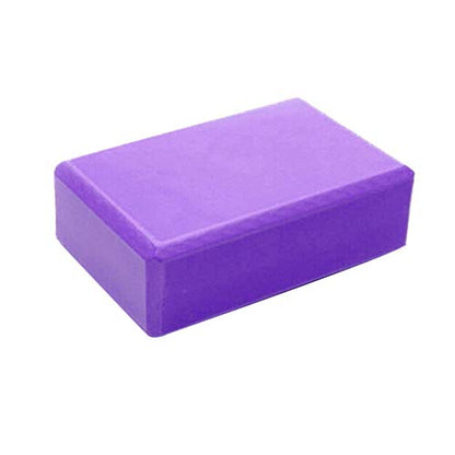 Yoga Blocks Bulk 2 Pack Supportive Latex-Free EVA Foam Yoga Blocks Set,Non-Slip Surface Lightweight High Density Yoga Blocks for Meditation Exercise Stretching Pilates - color: Purple