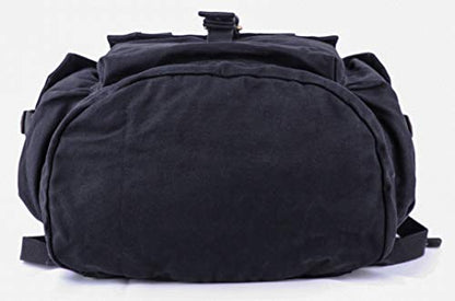 GOOTIUM 21101BLK Specially High Density Thick Canvas Backpack Rucksack,Black - color: Black, size: Large