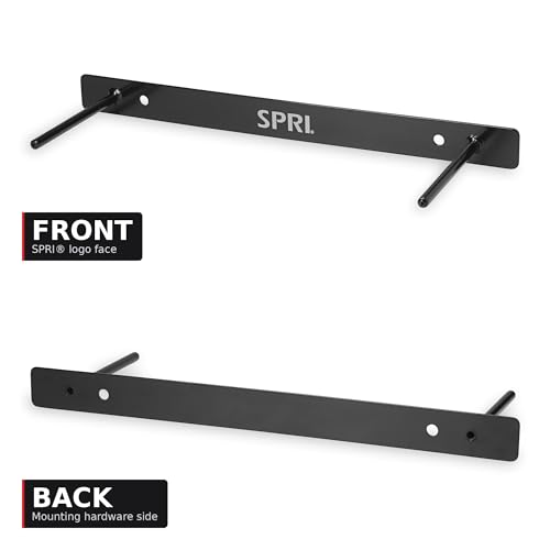 SPRI Hanging Exercise Mats for Gyms, Closed-Cell Foam Yoga & Fitness Mats with Grommets, Thick Workout Mats for Studios & Group Fitness Classes, Wall Rack Mat Holder Storage, Black - style: Hanging Rack