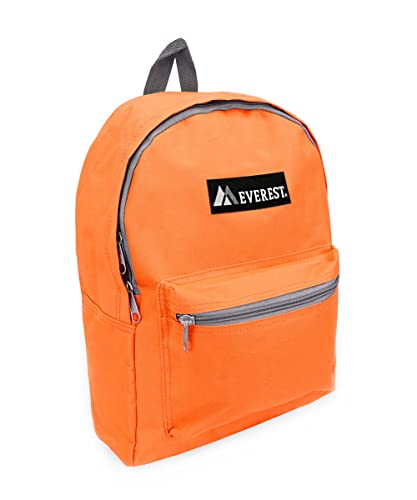 Everest 1045K Basic Backpack, 15", Orange - color: Orange
