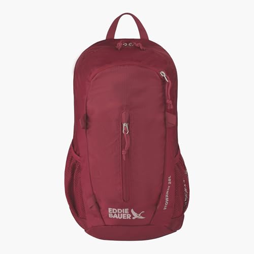 Eddie Bauer Stowaway Packable Backpack | Travel | Outdoor | Lightweight | Foldable | Durable | Ripstop Polyester | 20L - Black Cherry - color: Black Cherry, size: 20L