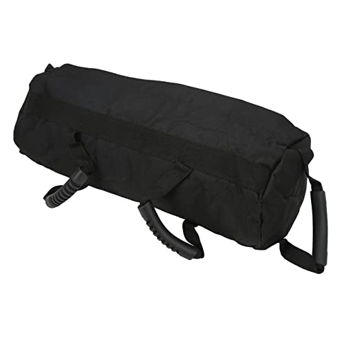Adjustable Weight Sandbag for Workout, Weightlifting Sandbag with 6 Handles, Heavy Duty Training Sandbag Made of 900D Oxford Cloth, Perfect for Home Gym Fitness and Outdoor Exercis