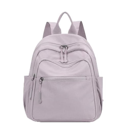 Tanweibago Mini Nylon Women Backpacks,11L Small Ladies backpacks Casual Lightweight Women Shopping Travel Daypack (Y2-Purple) - color: Y2-purple