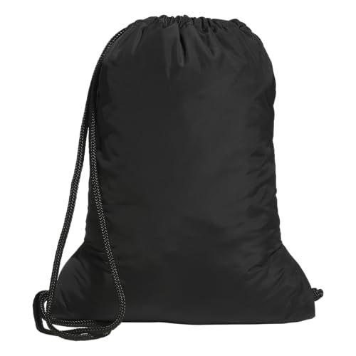 adidas Alliance Sackpack – Drawstring Backpack for Sports, Small Gym Bag, Black/Gold Metallic/3, OSFA - color: Black/Gold Metallic/3