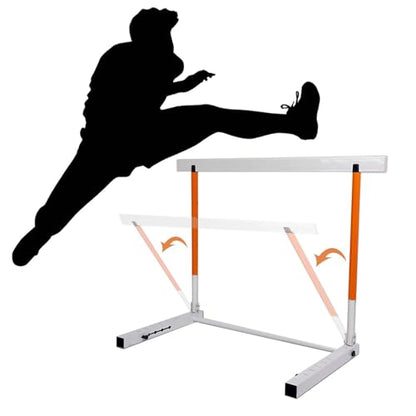 Adjustable Metal Folding Hurdles for Speed and Agility Training, Portable Obstacle Equipment for Athletes, Suitable for Various Sports